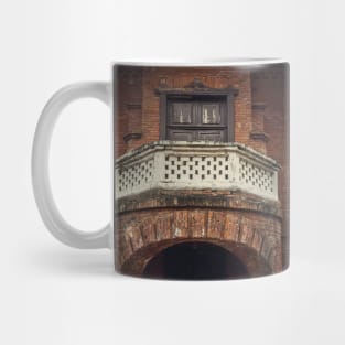 abandoned house facade Mug